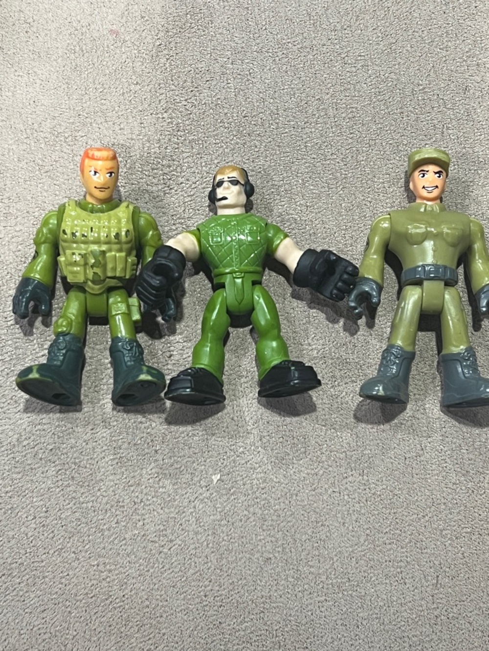 Imaginext Jurassic World Dinosaur Hauler Action Figure Military Army lot of 3